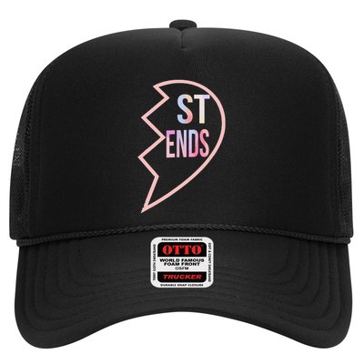 Bff 1 Heart In 2 Best Friends Matching 2nd Part Trucker Hat