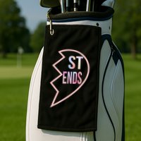 Bff 1 Heart In 2 Best Friends Matching 2nd Part Golf Towel