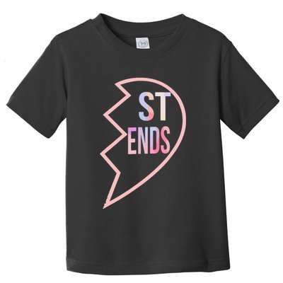 Bff 1 Heart In 2 Best Friends Matching 2nd Part Toddler T-Shirt