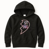 Bff 1 Heart In 2 Best Friends Matching 2nd Part Kids Hoodie