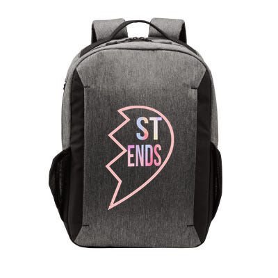 Bff 1 Heart In 2 Best Friends Matching 2nd Part Vector Backpack