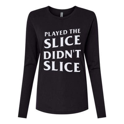 Breaking 100 Jerry Played The Slice Didn’T Slice Womens Cotton Relaxed Long Sleeve T-Shirt