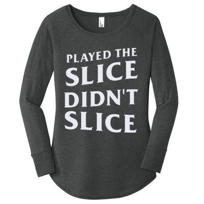 Breaking 100 Jerry Played The Slice Didn’T Slice Women's Perfect Tri Tunic Long Sleeve Shirt