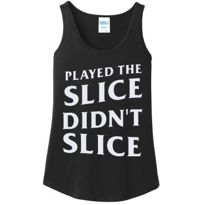 Breaking 100 Jerry Played The Slice Didn’T Slice Ladies Essential Tank