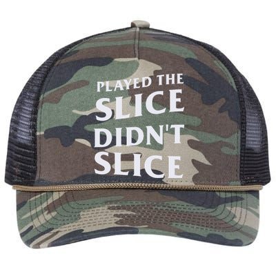 Breaking 100 Jerry Played The Slice Didn’T Slice Retro Rope Trucker Hat Cap