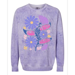 Benjamin 12 Notes Flower Art Alec Colorblast Crewneck Sweatshirt