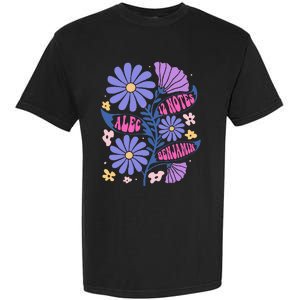 Benjamin 12 Notes Flower Art Alec Garment-Dyed Heavyweight T-Shirt