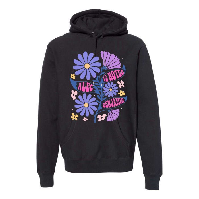 Benjamin 12 Notes Flower Art Alec Premium Hoodie