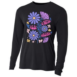 Benjamin 12 Notes Flower Art Alec Cooling Performance Long Sleeve Crew