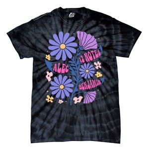 Benjamin 12 Notes Flower Art Alec Tie-Dye T-Shirt