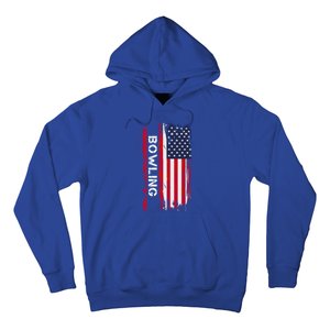 Bowling 10 Pins And Strikes And Spares In America Great Gift Hoodie