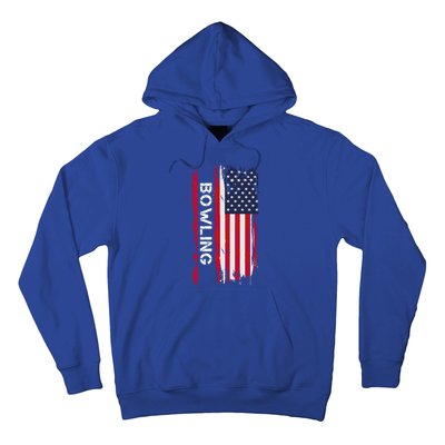 Bowling 10 Pins And Strikes And Spares In America Great Gift Hoodie