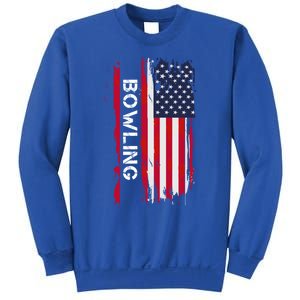 Bowling 10 Pins And Strikes And Spares In America Great Gift Sweatshirt