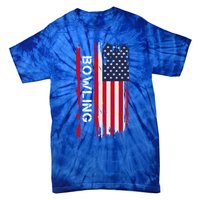 Bowling 10 Pins And Strikes And Spares In America Great Gift Tie-Dye T-Shirt