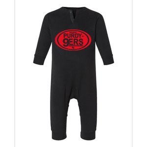 Brock 13 Purdy 9ers Mr Irrelevant San Francisco Funny Infant Fleece One Piece