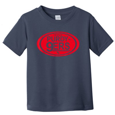 Brock 13 Purdy 9ers Mr Irrelevant San Francisco Funny Toddler T-Shirt