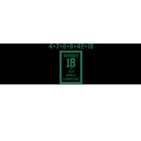 Banner 18 Time 2024 Boston Bball City Bumper Sticker