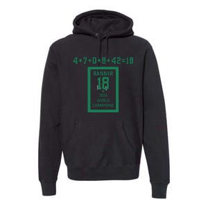 Banner 18 Time 2024 Boston Bball City Premium Hoodie