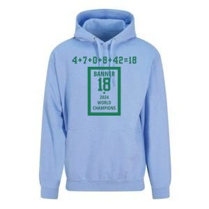 Banner 18 Time 2024 Boston Bball City Unisex Surf Hoodie