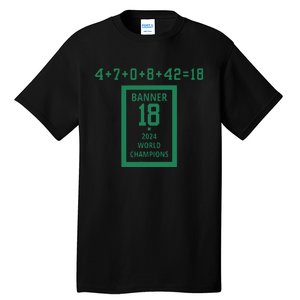 Banner 18 Time 2024 Boston Tall T-Shirt