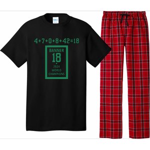 Banner 18 Time 2024 Boston Pajama Set