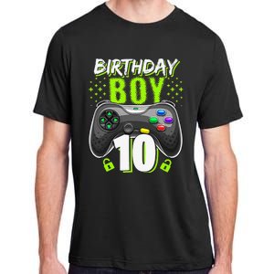 Birthday 10 Video Game Controller Gamer 10th Birthday Adult ChromaSoft Performance T-Shirt