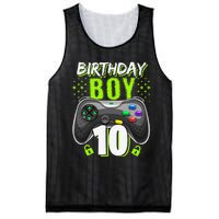 Birthday 10 Video Game Controller Gamer 10th Birthday Mesh Reversible Basketball Jersey Tank