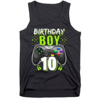 Birthday 10 Video Game Controller Gamer 10th Birthday Tank Top