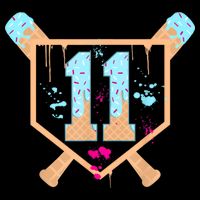 Baseball 11 Year Old Ice Cream Drip 11th Birthday Boy 11  16 in Basic Backpack