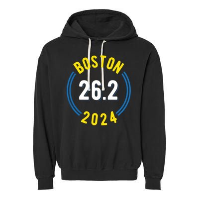 Boston 262 2024 Marathon Garment-Dyed Fleece Hoodie