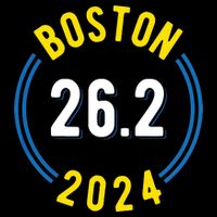 Boston 262 2024 Marathon V-Neck T-Shirt