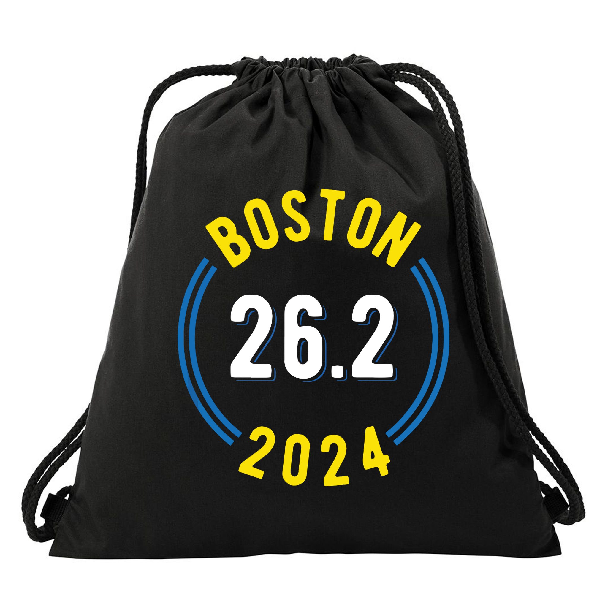 Boston 262 2024 Marathon Drawstring Bag