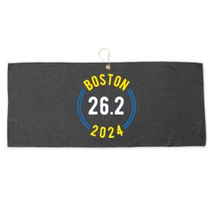 Boston 262 2024 Marathon Large Microfiber Waffle Golf Towel