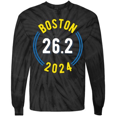 Boston 262 2024 Marathon Tie-Dye Long Sleeve Shirt