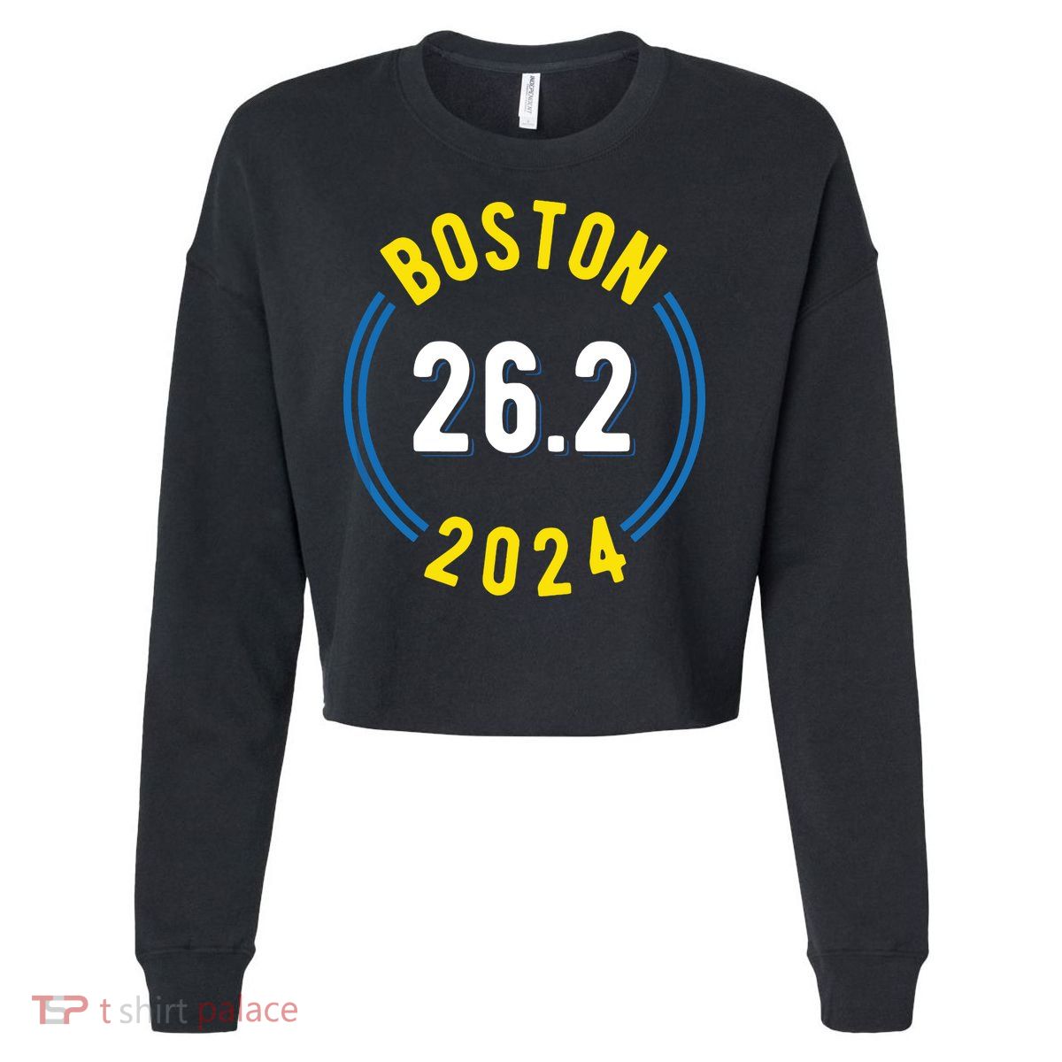Boston 262 2024 Marathon Cropped Pullover Crew