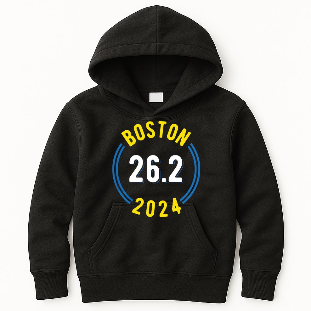Boston 262 2024 Marathon Kids Hoodie