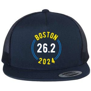 Boston 262 2024 Marathon Flat Bill Trucker Hat