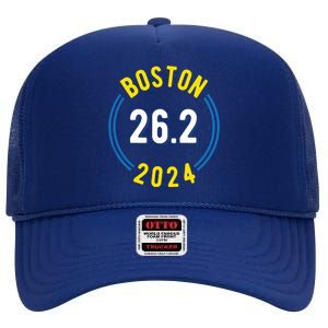 Boston 262 2024 Marathon High Crown Mesh Back Trucker Hat