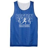 Boston 26 2 2024 Marathon Finisher Running Runner Funny Gift Mesh Reversible Basketball Jersey Tank