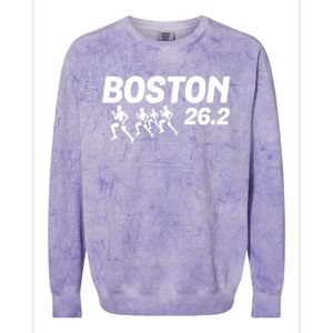 Boston 26 2 Miles Running Marathon Friend Support Cute Gift Colorblast Crewneck Sweatshirt