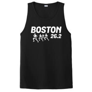 Boston 26 2 Miles Running Marathon Friend Support Cute Gift PosiCharge Competitor Tank