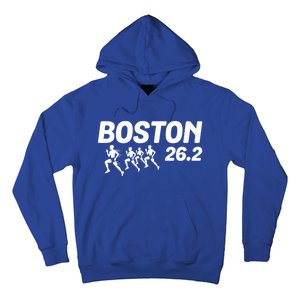 Boston 26 2 Miles Running Marathon Friend Support Cute Gift Hoodie