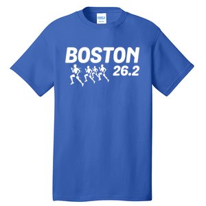 Boston 26 2 Miles Running Marathon Friend Support Cute Gift Tall T-Shirt