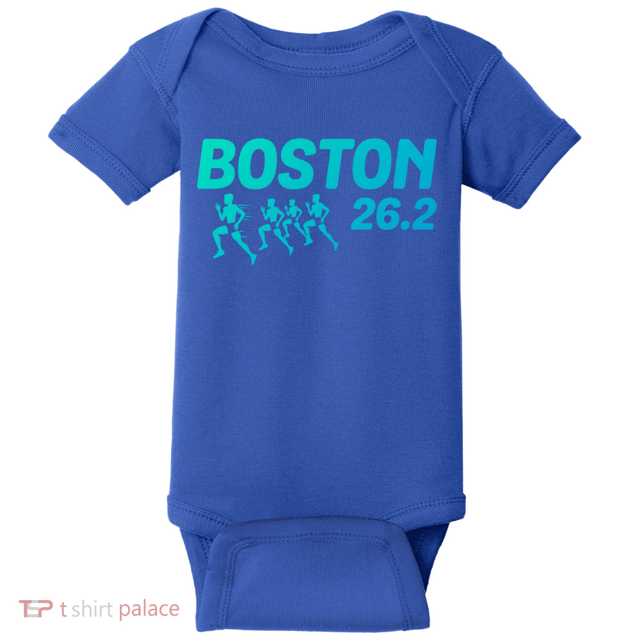 Boston 26 2 Miles Running Marathon Friend Support Cute Gift Baby Bodysuit
