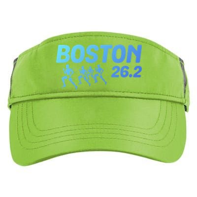 Boston 26 2 Miles Running Marathon Friend Support Cute Gift Adult Drive Performance Visor