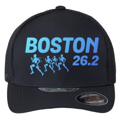 Boston 26 2 Miles Running Marathon Friend Support Cute Gift Flexfit Unipanel Trucker Cap