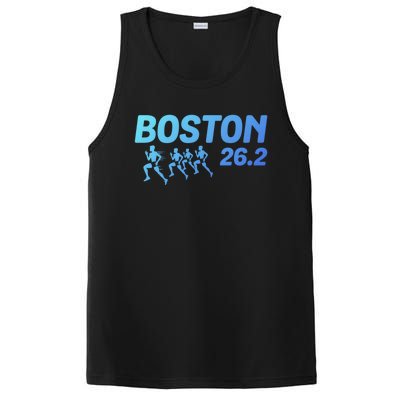 Boston 26 2 Miles Running Marathon Friend Support Cute Gift PosiCharge Competitor Tank