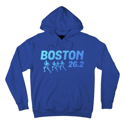 Boston 26 2 Miles Running Marathon Friend Support Cute Gift Hoodie