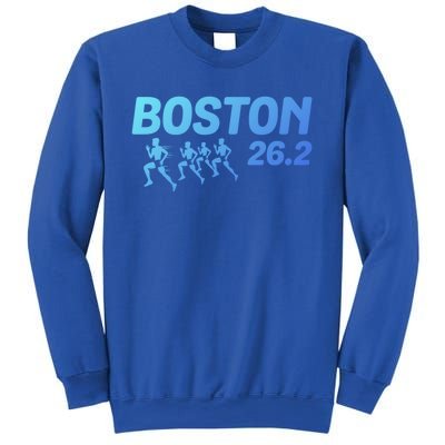 Boston 26 2 Miles Running Marathon Friend Support Cute Gift Sweatshirt