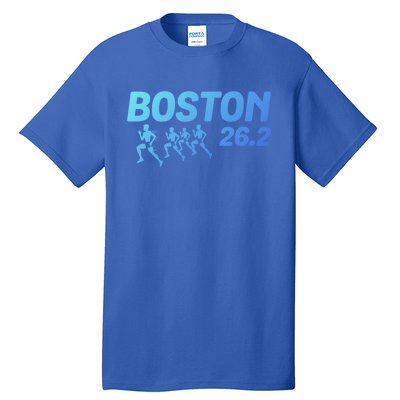 Boston 26 2 Miles Running Marathon Friend Support Cute Gift Tall T-Shirt